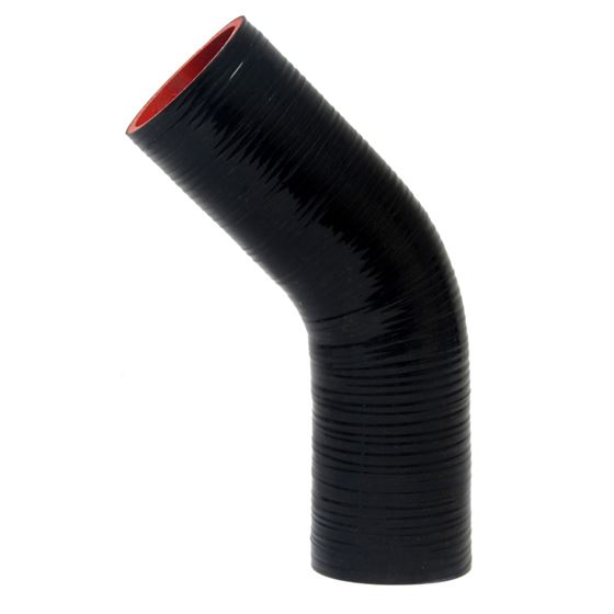 HPS 1 3/8" ID, 10" Leg, Silicone 45 Degr