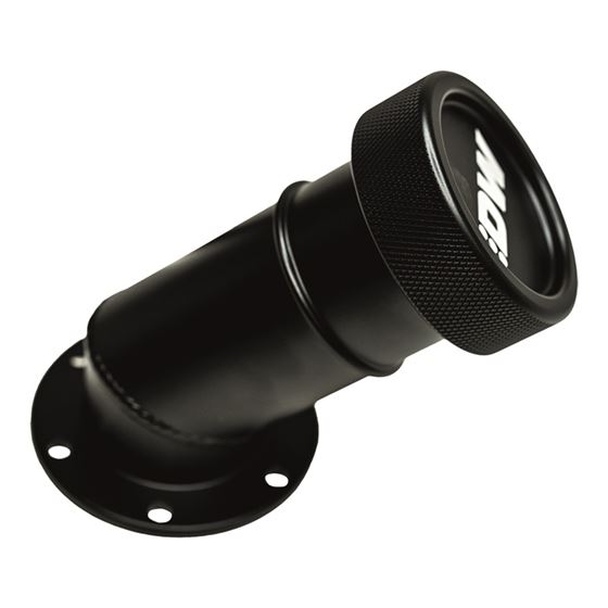 DeatschWerks Angled Filler Neck w/Cap - Matte Blac