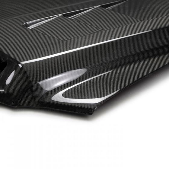 Seibon TS-Style Gloss Carbon Fiber Hood  for 201-3