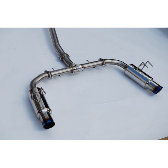 Invidia 70mm N1 Cat Back Exhaust - Burnt TI Tips f