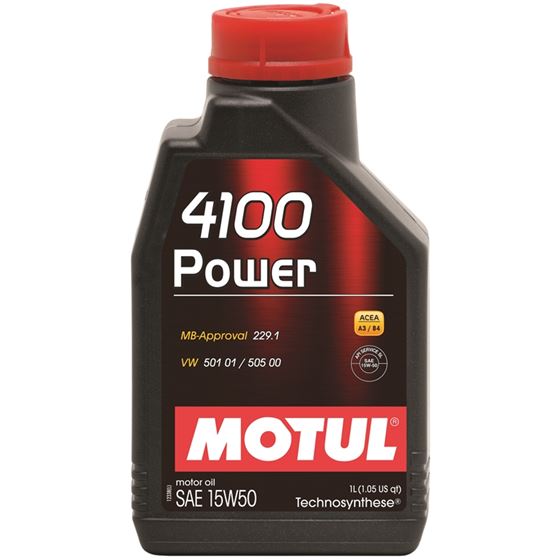 Motul 4100 POWER 15W50 1L Technosynthese Oil for 1