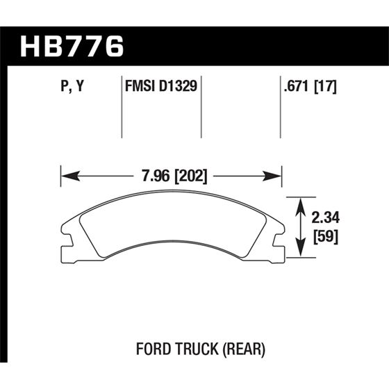 Hawk Performance LTS Brake Pads (HB776Y.671)