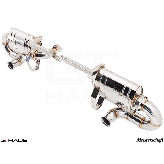 GTHAUS Super GT Racing Exhaust- Stainless- LA012-3