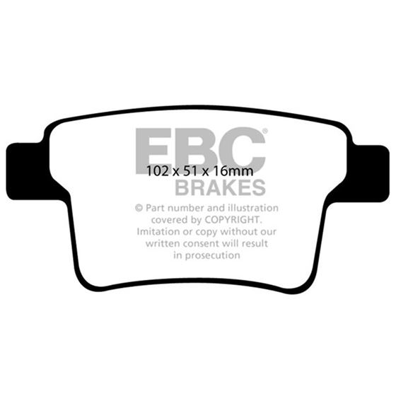 EBC Greenstuff 2000 Series Sport Brake Pads (DP-3