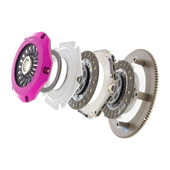 Exedy Hyper Twin Organic Clutch Kit (FM022SDF)-3