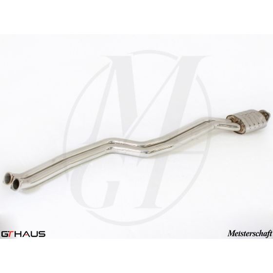 GTHAUS Section 1 Pipes w/ Resonator- Stainless- BM