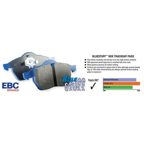 EBC Bluestuff NDX Full Race Brake Pads (DP52150-3