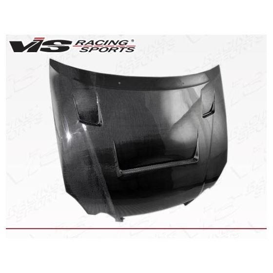 VIS Racing Alfa Style Black Carbon Fiber Hood-3