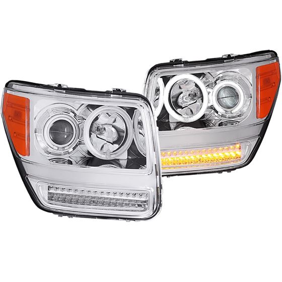 ANZO 2007-2012 Dodge Nitro Projector Headlights w/