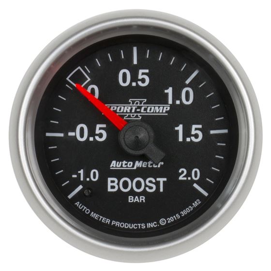 AutoMeter Sport-Comp II Gauge Vac/Boost 2 1/16in -