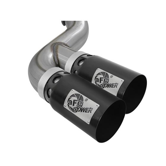 aFe Rebel XD 4 IN 409 Stainless Steel DPF-Back E-3