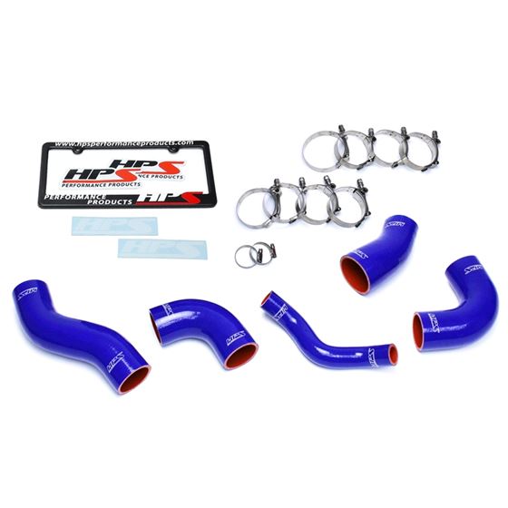 HPS Blue Reinforced Silicone Intercooler Hose Ki-3