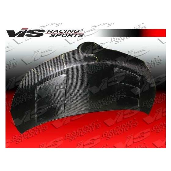 VIS Racing Terminator Style Black Carbon Fiber Hoo