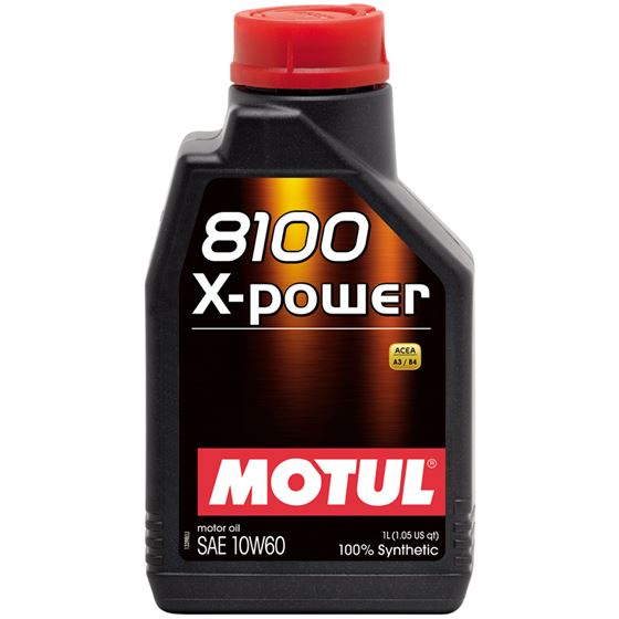 Motul 8100 X-POWER 10W60 1L Synthetic Engine Oil f