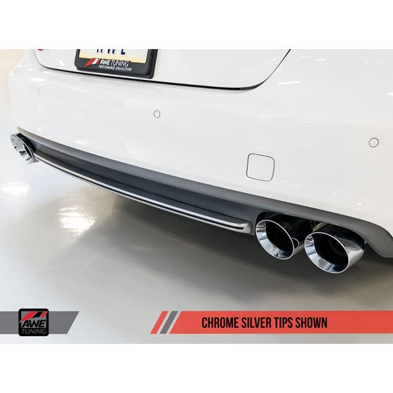 AWE Track Edition Exhaust for Audi C7 S6 4.0T - Ch