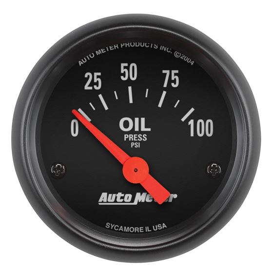 AutoMeter Z-Series 52mm 0-100PSI Oil Pressure Gaug