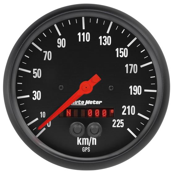 AutoMeter Z Series 5in. 225KM/H (GPS) Speedometer