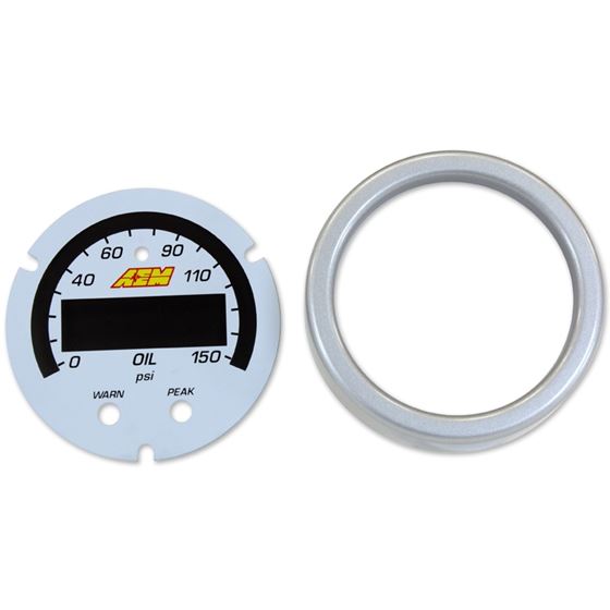 AEM X-Series Oil Pressure Gauge 0150psi/010bar Acc