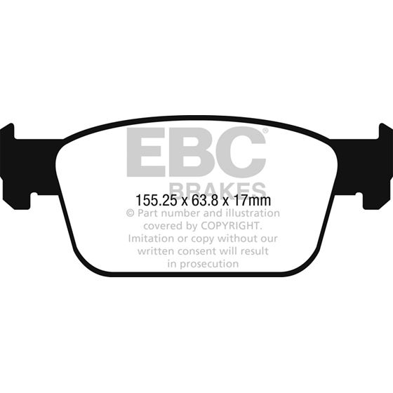 EBC Greenstuff 2000 Series Sport Brake Pads (DP-3