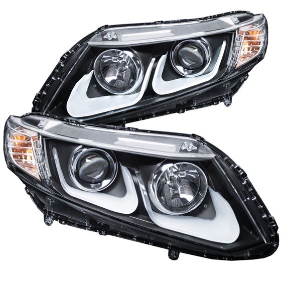 ANZO 2012-2015 Honda Civic Projector Headlights w/