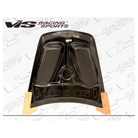 VIS Racing GT Style Black Carbon Fiber Hood-3