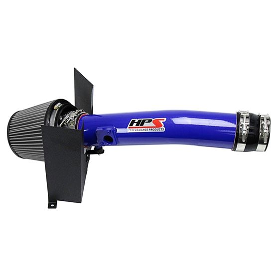 HPS Performance 827 583BL Cold Air Intake Kit Blue