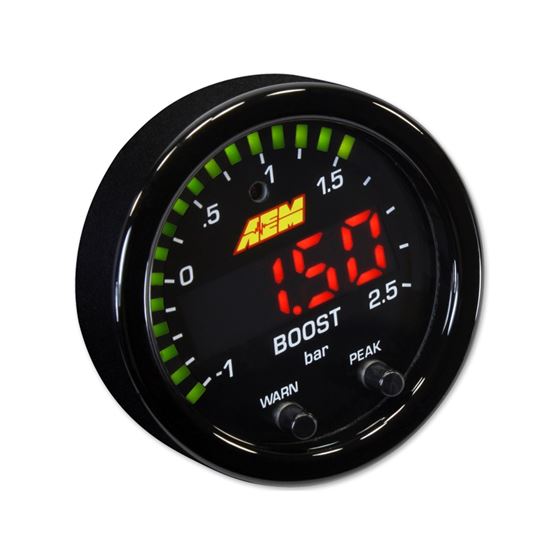 AEM X-Series Boost Pressure Gauge -30inHg35psi/-3