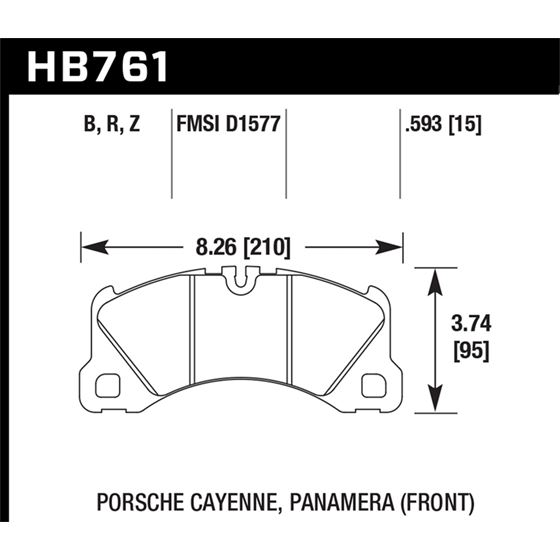 Hawk Performance HPS 5.0 Brake Pads (HB761B.593)