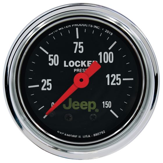 Autometer Jeep 2-1/16in 150 PSI Mechanical Air Loc