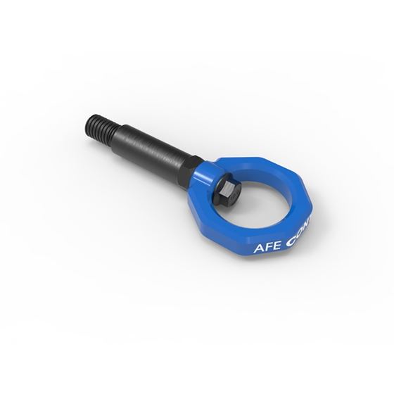 aFe CONTROL Front Tow Hook Blue(450-502001-L)