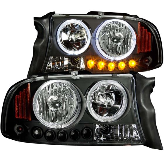 ANZO 1997-2004 Dodge Dakota Projector Headlights w