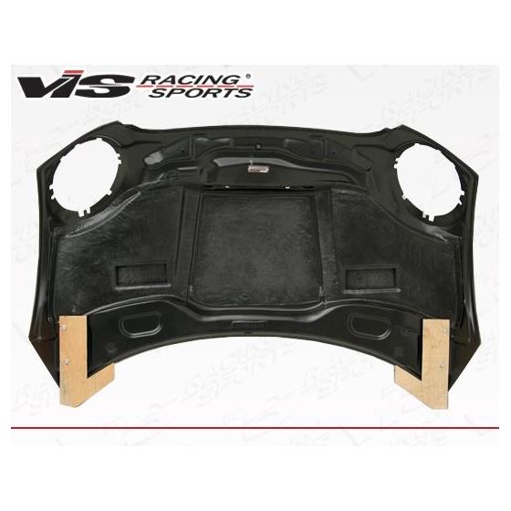 VIS Racing DTM Style Black Carbon Fiber Hood-3