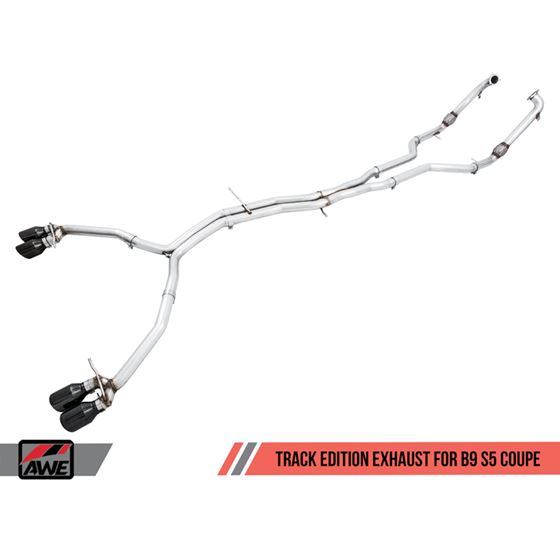 AWE Track Edition Exhaust for Audi B9 S5 Coupe Non