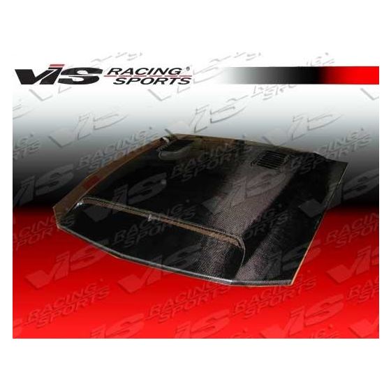 VIS Racing GT 500 Style Black Carbon Fiber Hood