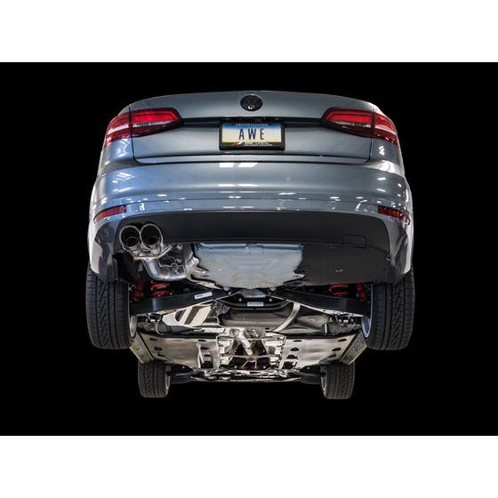 AWE Track Edition Exhaust for MK6 Jetta 1.4T - Chr