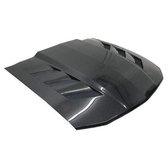 VIS Racing AMS Style Black Carbon Fiber Hood