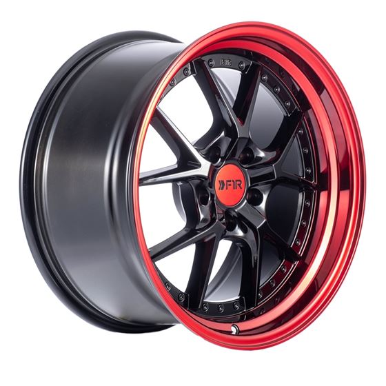 F1R F105 19x9.5 - Gloss Black/ Red Lip Wheel-3