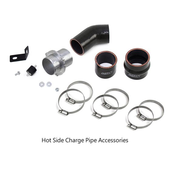 HPS Black 2.5in Intercooler Hot Side Charge Pip-3