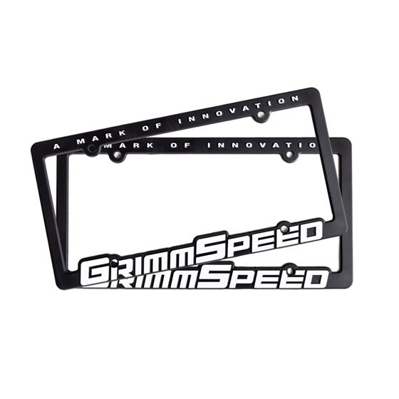 GrimmSpeed License Plate Frames - GrimmSpeed Text