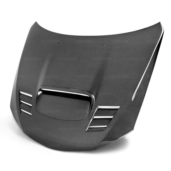 CWII-style carbon fiber hood for 2008-2014 Subaru WRX/STi