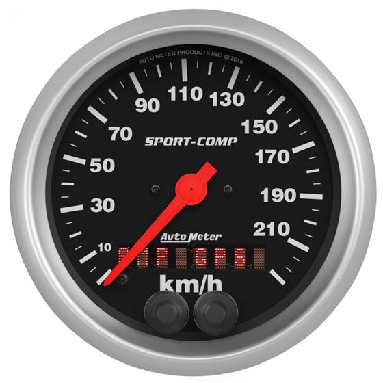 AutoMeter Sport-Comp 3-3/8in. 0-225KM/H (GPS) Spee