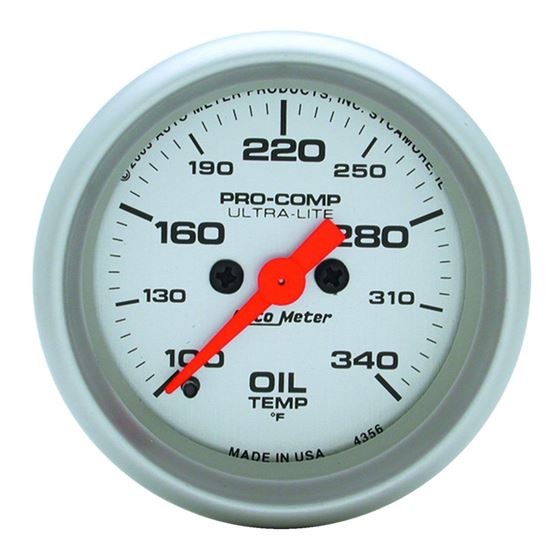 AutoMeter Ultra-Lite 52mm 100-340 degree F Full Sw