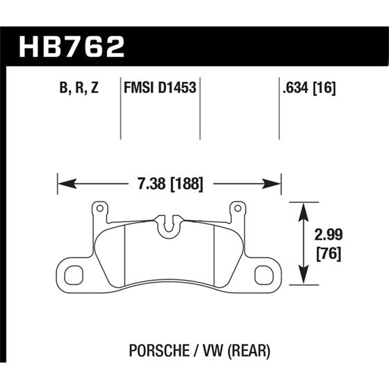 Hawk Performance HPS 5.0 Brake Pads (HB762B.634)
