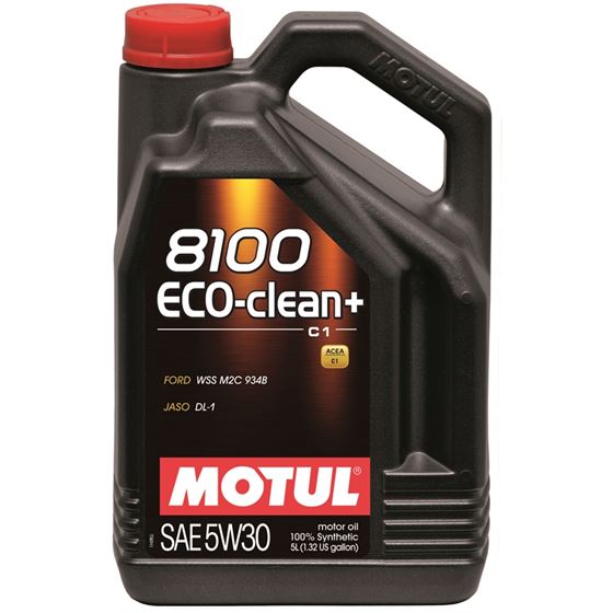 Motul 8100 ECO-CLEAN+ 5W30 5L Synthetic Engine Oil