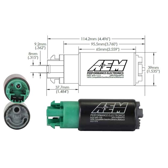 AEM 340lph E85-Compatible High Flow In-Tank Fue-3