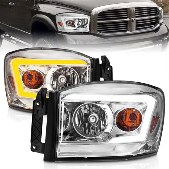 Anzo Crystal Headlight Set for 2006-2009 Dodge Ram