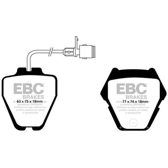 EBC Greenstuff 2000 Series Sport Brake Pads (DP-3