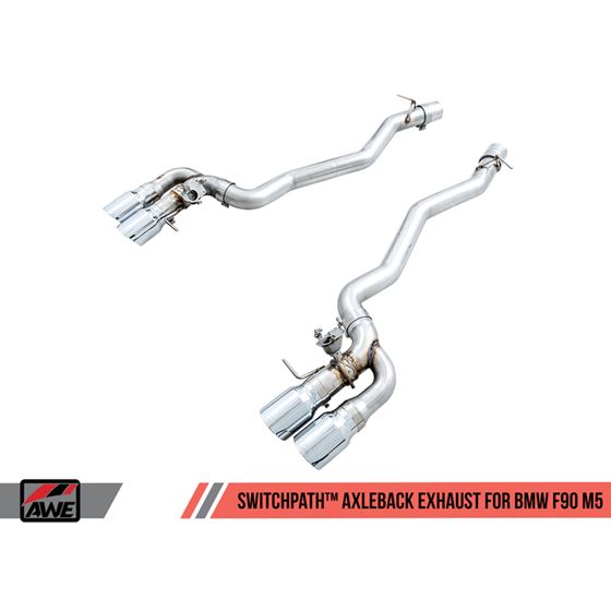 AWE SwitchPath Axleback Exhaust for BMW F90 M5-3