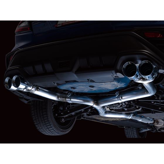 AWE Track Edition Exhaust for VB Subaru WRX - Chro