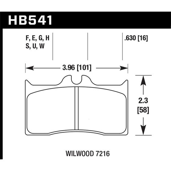 Hawk Performance DTC-80 Disc Brake Pad (HB541Q.630